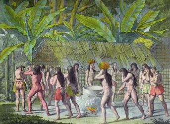 Tanz der Camacani-Indianer, Brasilien, aus 